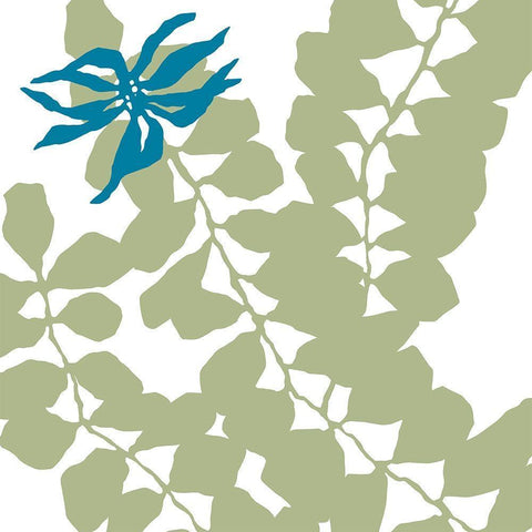 Silhouette White Modern Wood Framed Art Print by Sierer, Trish