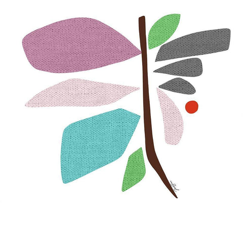 Elements Black Ornate Wood Framed Art Print with Double Matting by Sierer, Trish