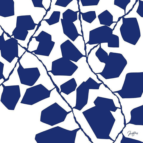 Night Shade Black Modern Wood Framed Art Print with Double Matting by Sierer, Trish