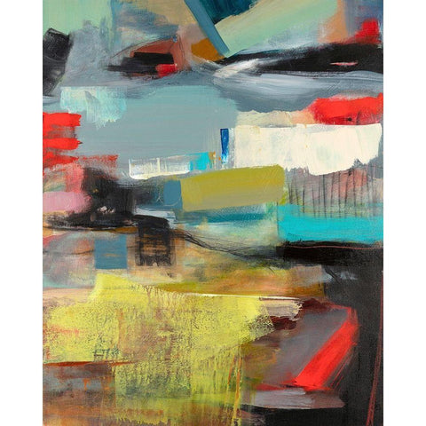 Sky Black Modern Wood Framed Art Print by Schuerbeke, Deanna