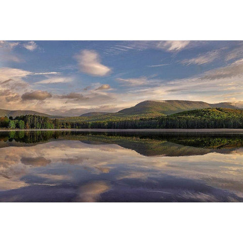 Morning Cooper Lake White Modern Wood Framed Art Print by Sinclair, Kelly