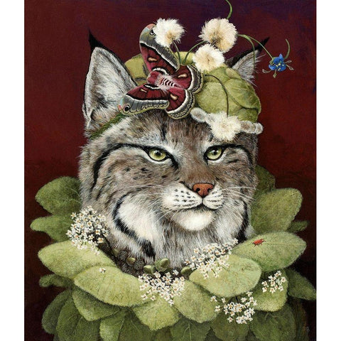 Forest Ruff White Modern Wood Framed Art Print by Schmitz, Carolyn