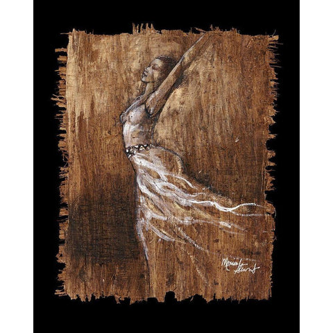 Graceful Motion IV White Modern Wood Framed Art Print by Stewart, Monica