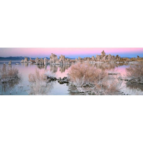 Mono Lake Sunset Black Modern Wood Framed Art Print by Thomas, Alain