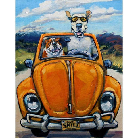 Got Skills Will Travel Gold Ornate Wood Framed Art Print with Double Matting by Townsend, Connie R.