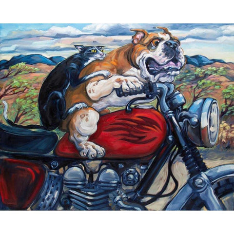 Zippity Do Da Black Modern Wood Framed Art Print by Townsend, Connie R.