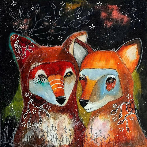 Home Is Wherever You Are Black Modern Wood Framed Art Print with Double Matting by The Secret Hermit