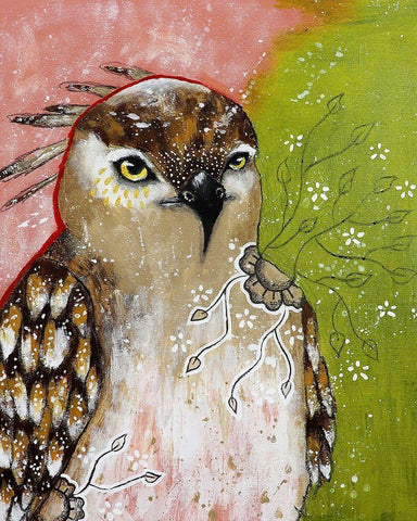 I Am Changed Black Ornate Wood Framed Art Print with Double Matting by The Secret Hermit