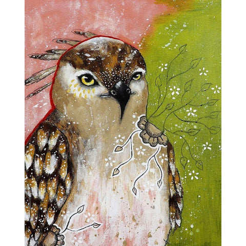 I Am Changed White Modern Wood Framed Art Print by The Secret Hermit