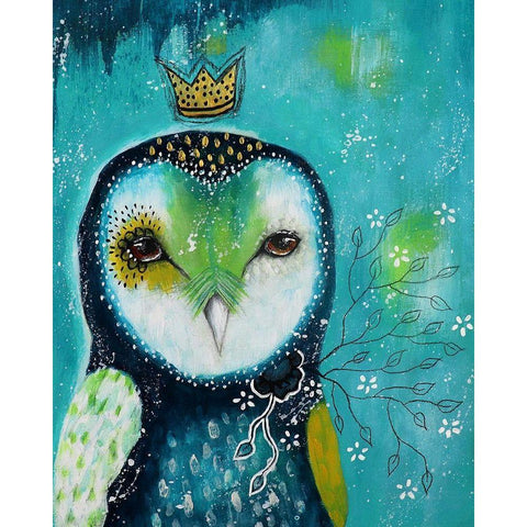 I Offer You Love Black Modern Wood Framed Art Print with Double Matting by The Secret Hermit