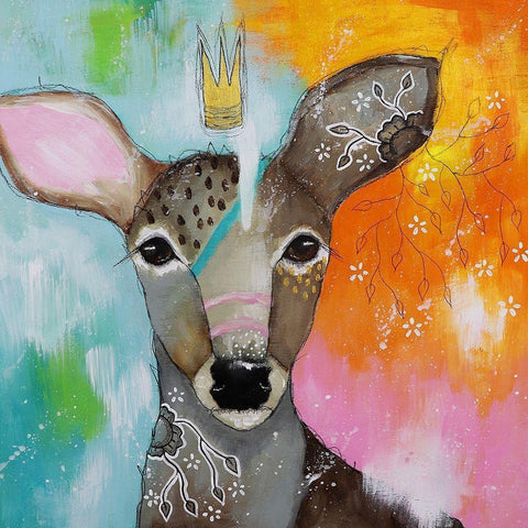 Lost in a Dream Gold Ornate Wood Framed Art Print with Double Matting by The Secret Hermit