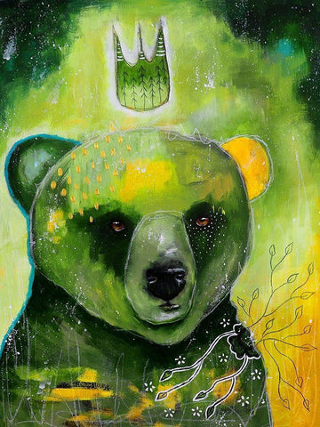 Natures Voice Black Ornate Wood Framed Art Print with Double Matting by The Secret Hermit