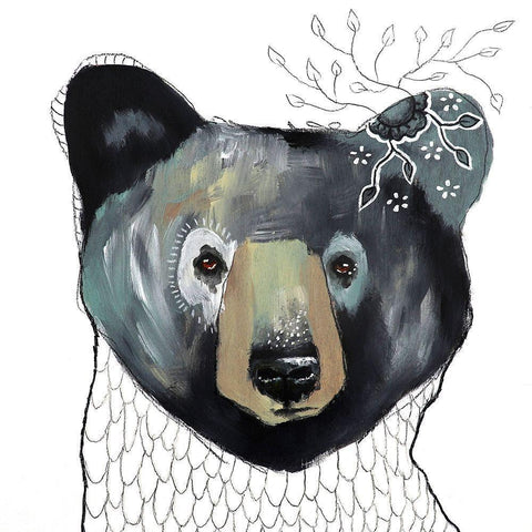 Peaceful Days Gold Ornate Wood Framed Art Print with Double Matting by The Secret Hermit