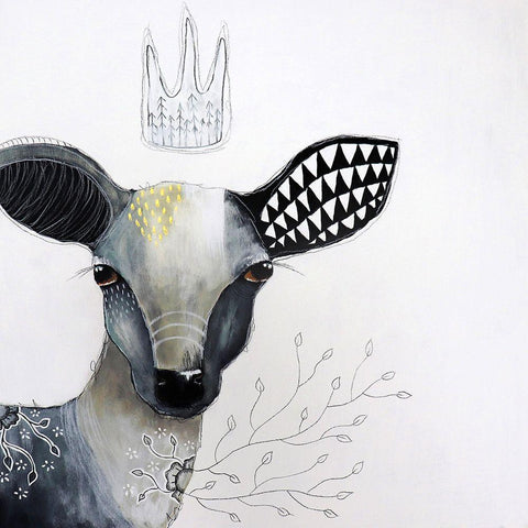 Seeker of Hope Black Ornate Wood Framed Art Print with Double Matting by The Secret Hermit