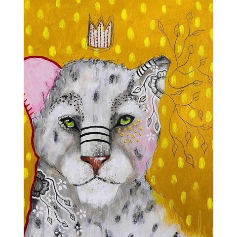 Shine Brightly Gold Ornate Wood Framed Art Print with Double Matting by The Secret Hermit