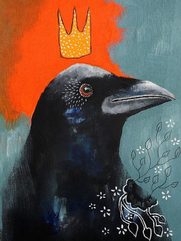 A Srong Connection White Modern Wood Framed Art Print with Double Matting by The Secret Hermit