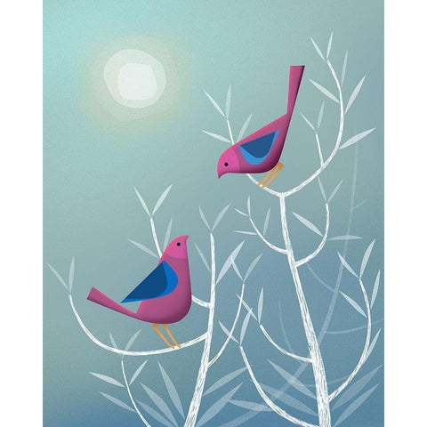 Harmony Black Modern Wood Framed Art Print by Theodore, James