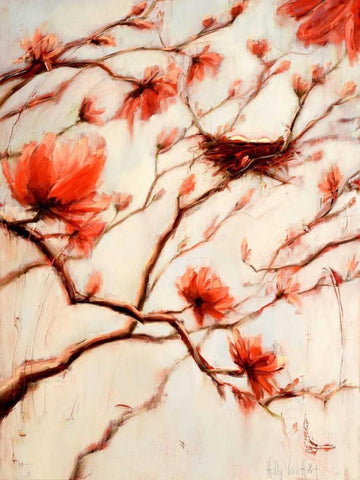 Flush With Possibilities Black Ornate Wood Framed Art Print with Double Matting by Van Hart, Holly