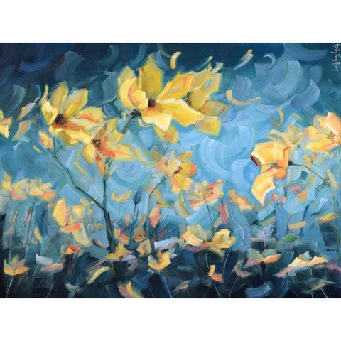 How Dreams Are Made White Modern Wood Framed Art Print by Van Hart, Holly