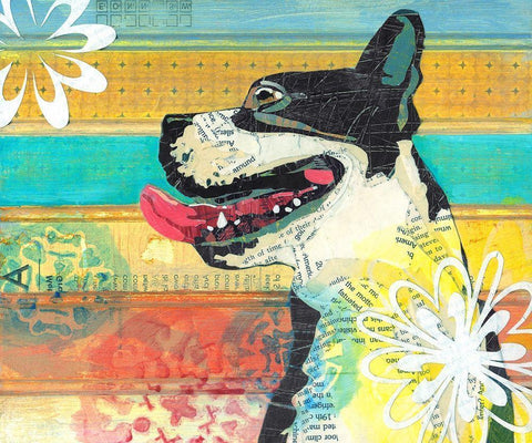 Beast Friend Black Ornate Wood Framed Art Print with Double Matting by Verhoeven, Judy