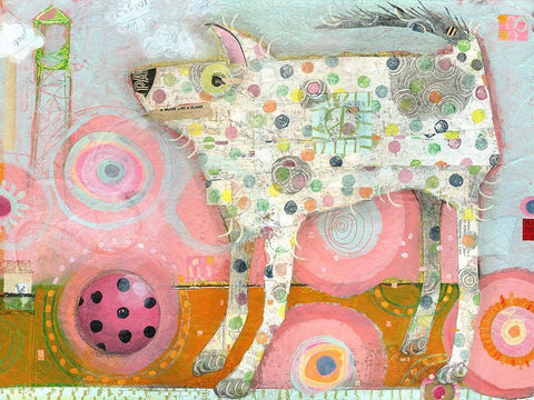 The Distraction Black Ornate Wood Framed Art Print with Double Matting by Verhoeven, Judy