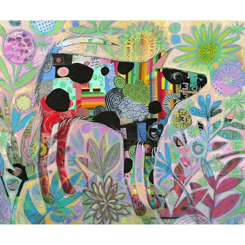 This Old Pup Has Always Been There for Me Black Modern Wood Framed Art Print with Double Matting by Verhoeven, Judy