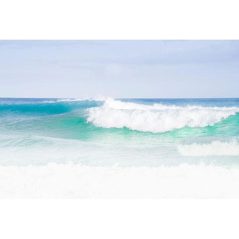 Blue Green Gold Ornate Wood Framed Art Print with Double Matting by Varona, Verne