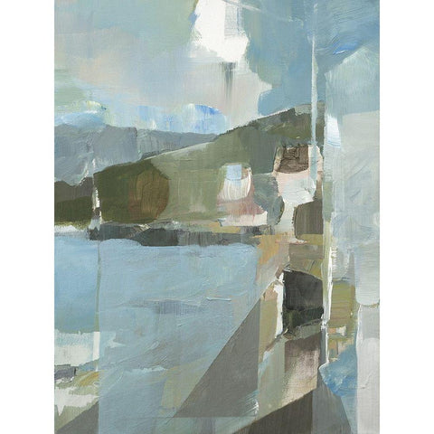 Spatial Composition 28.12.2018 White Modern Wood Framed Art Print by Villafane, Stephane