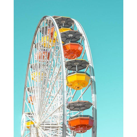 Pacific Wheel I Gold Ornate Wood Framed Art Print with Double Matting by Vargas, Carlos