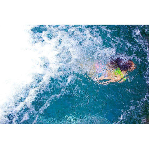Emergence Black Modern Wood Framed Art Print by Varona, Verne