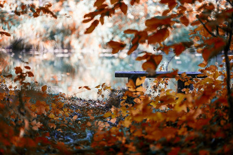 Lonely Place White Modern Wood Framed Art Print with Double Matting by Vitomirov, Igor