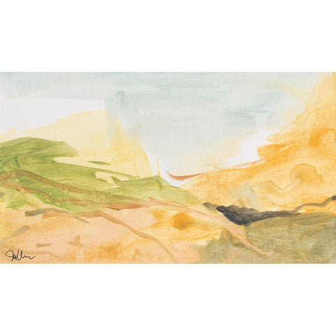 Through the Silence White Modern Wood Framed Art Print by Weiss, Jan