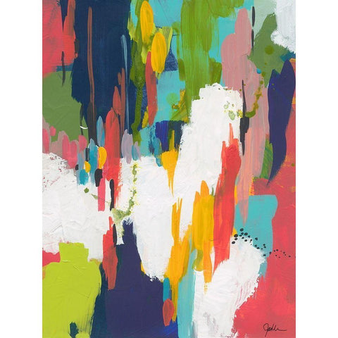 Winter Field Black Modern Wood Framed Art Print by Weiss, Jan