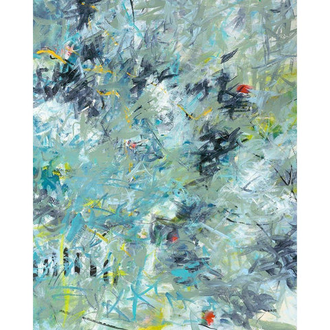 Winter Window White Modern Wood Framed Art Print by Weiss, Jan
