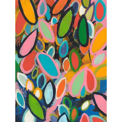 Forest Floor No. 1 White Modern Wood Framed Art Print by Weiss, Jan