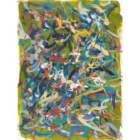 Inside Out No. 3 White Modern Wood Framed Art Print by Weiss, Jan