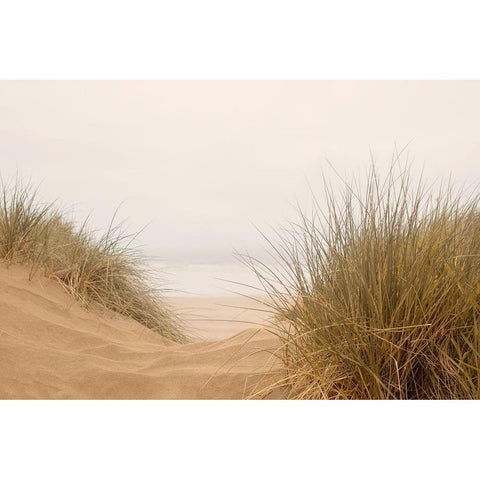 White Oceans 38 Black Modern Wood Framed Art Print with Double Matting by Winstanley, Ian