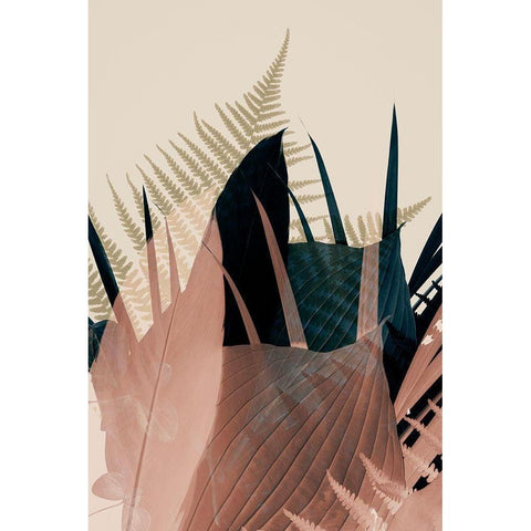 Welcome to the Jungle 26 Black Modern Wood Framed Art Print with Double Matting by Winstanley, Ian