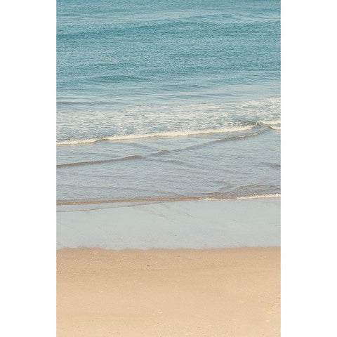 White Oceans 59 White Modern Wood Framed Art Print by Winstanley, Ian