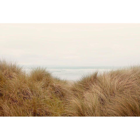 White Oceans 48 White Modern Wood Framed Art Print by Winstanley, Ian
