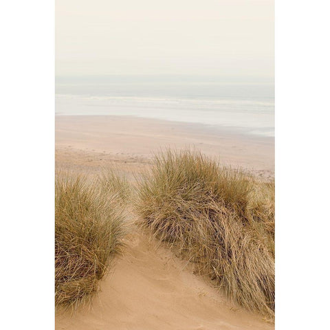 White Oceans 31 Black Modern Wood Framed Art Print by Winstanley, Ian