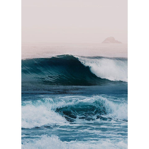 Ocean 14 Black Modern Wood Framed Art Print with Double Matting by Winstanley, Ian