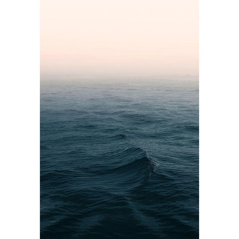 Ocean 5 Black Modern Wood Framed Art Print with Double Matting by Winstanley, Ian