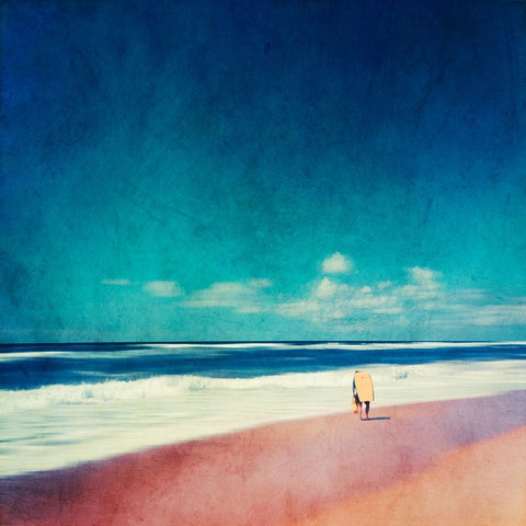 Summer Days No. 2 White Modern Wood Framed Art Print with Double Matting by Wustenhagen, Dirk