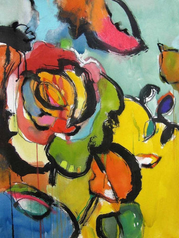 Please Come In Black Ornate Wood Framed Art Print with Double Matting by Weil, Emily