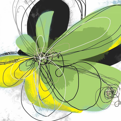 Joyful Soul 1 Black Modern Wood Framed Art Print by Weiss, Jan