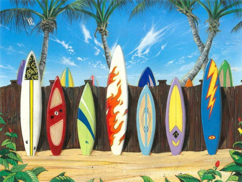 Back to Back Champions White Modern Wood Framed Art Print with Double Matting by Westmoreland, Scott