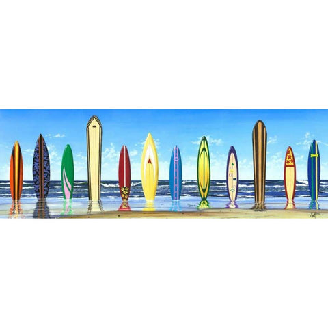 Board Stiff Black Modern Wood Framed Art Print with Double Matting by Westmoreland, Scott