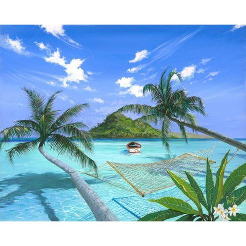 Furlough Day Black Modern Wood Framed Art Print with Double Matting by Westmoreland, Scott