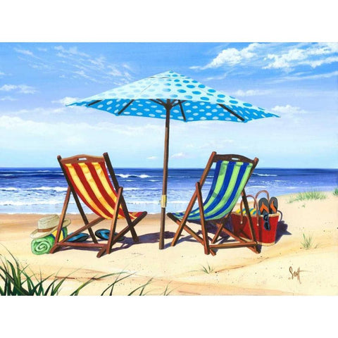 Made in the Shade White Modern Wood Framed Art Print by Westmoreland, Scott